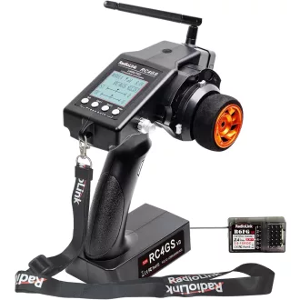   Radiolink RC4GS V3 5 csatornás távirányító giroszkóppal 2.4GHz autóhoz drónhoz