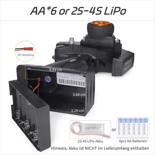 Radiolink RC4GS V3 5 csatornás távirányító giroszkóppal 2.4GHz autóhoz drónhoz