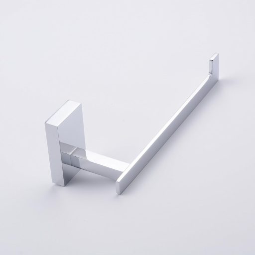 Kelelife Fali WC Papírtartó - Krómozott Sárgaréz, Öntapadós Rögzítés, Fényezett Kivitel, Fürdőszobai Kiegészítő