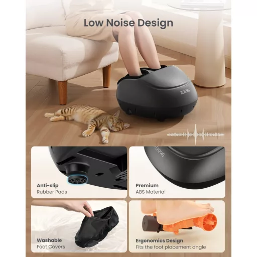 Aparat electric de masaj pentru picioare Renpho cu masaj shiatsu și căldură infraroșie