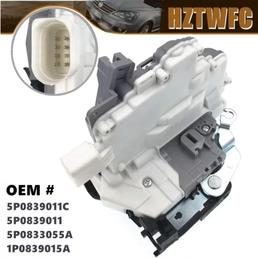 HZTWFC Hátsó Bal Ajtózár Mechanizmus Seat Altea Toledo 5P0839011C