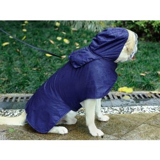  Kutya esőkabát, Hordozható Vízálló Kutyaruha, Kék, S Méret Újracsomagolt termék