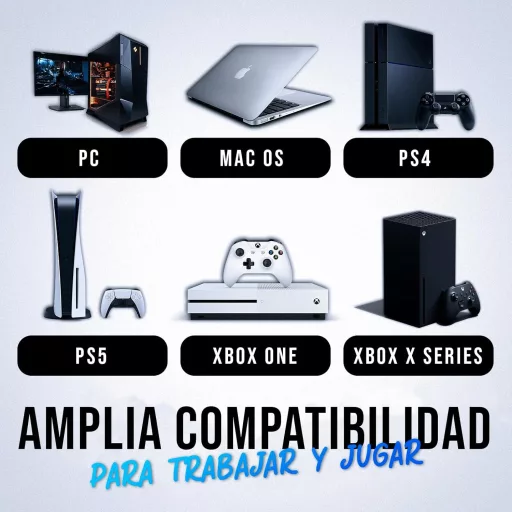 KLIM Chroma Wireless Gamer Billentyűzet RGB Világítással PC Mac PS4