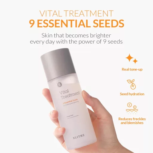 BLITHE Vital Treatment 9 Essential Seed Essence Toner Niacinamiddal 150ml
