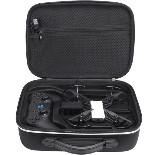 LICHIFIT PU bőr táska DJI RYZE Tello és GameSir T1d távirányítóhoz