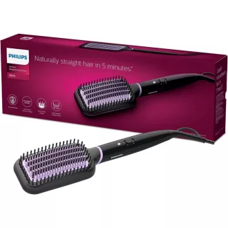   Philips BHH880/00 Hajegyenesítő Kefe Fekete-Rózsaszín 200°C Hőfokozattal - White/Opulent Garden, BHH880/00