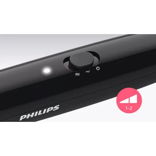 Philips BHH880/00 Hajegyenesítő Kefe Fekete-Rózsaszín 200°C Hőfokozattal - White/Opulent Garden, BHH880/00