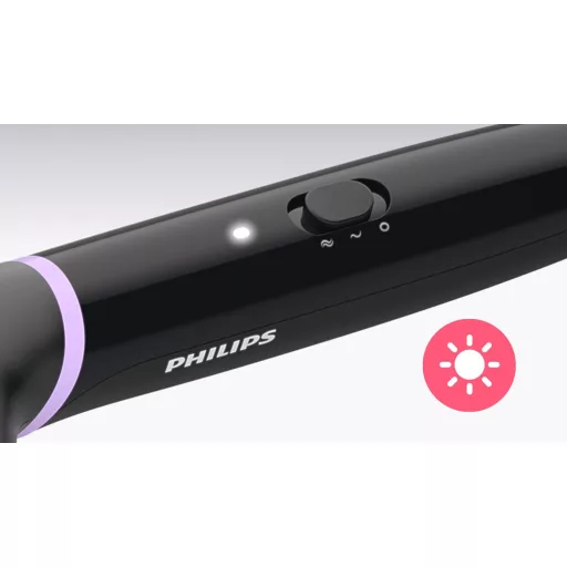 Philips BHH880/00 Hajegyenesítő Kefe Fekete-Rózsaszín 200°C Hőfokozattal - White/Opulent Garden, BHH880/00
