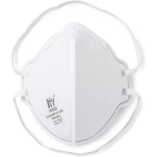 Respirátor SolidWork FFP2 | Jednotlivo balené ochranné masky | Maska na ústa proti prachu | Pleťová maska proti jemnému prachu