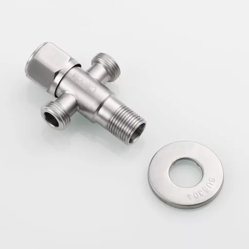 Tecmolog rozsdamentes acél hordozható bidé csap WC-hez állvánnyal és 1.2m csővel