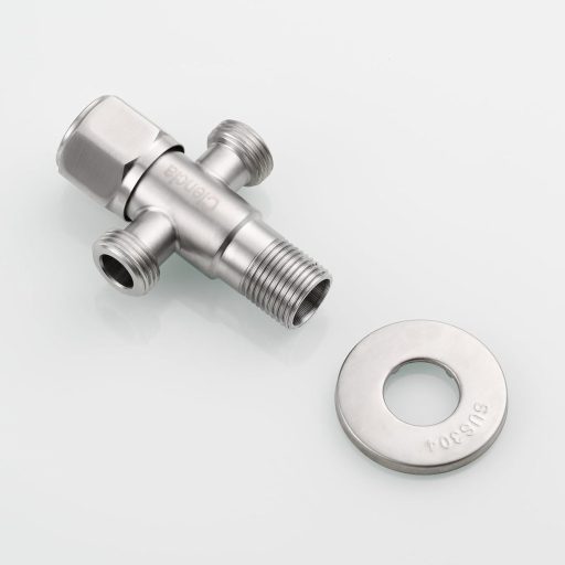 Tecmolog rozsdamentes acél hordozható bidé csap WC-hez állvánnyal és 1.2m csővel