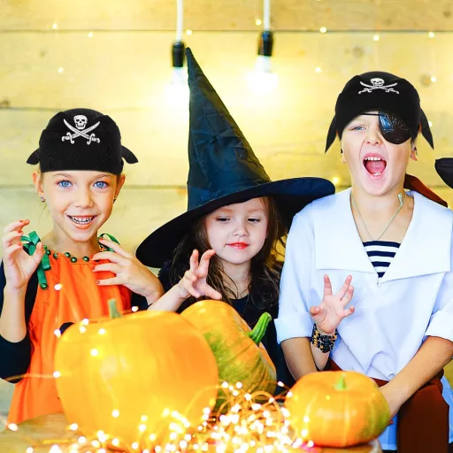 Bandane Negre de Pirat Blulu, 12 bucăți - Baticuri Căpitan Pirat pentru Costume, Halloween și Petreceri pentru Copii, 21,5 x 21,5 x 28,5 cm