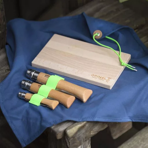 OPINEL Nomad Kit ezüst 5 darabos kés szett