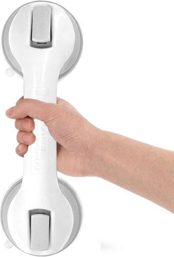 Nethinking Tapadókorongos Kapaszkodó 30 cm - Fürdőszobai Biztonsági Fogantyú Időseknek és Gyerekeknek - Hordozható Csúszásgátló Korlát ABS A