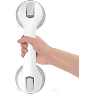   Nethinking Prísavné madlo 30 cm - Bezpečnostné madlo do kúpeľne pre seniorov a deti - Prenosné protišmykové zábradlie ABS A