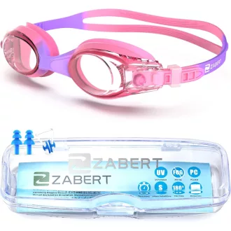   Ochelari de înot pentru copii ZABERT cu protecție UV și strat anti-aburire, 0-14 ani