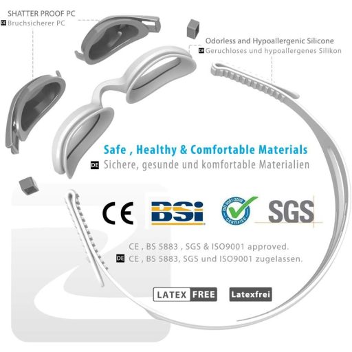 ZABERT Gyerek Úszószemüveg UV Védelemmel és Páramentesítéssel 0-14 Év