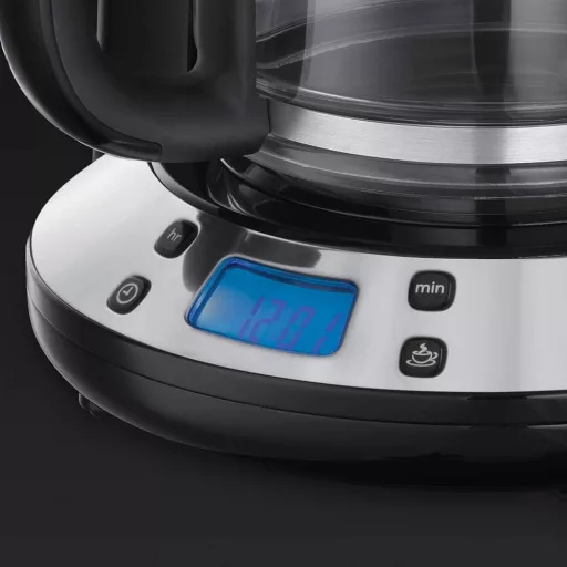 Russell Hobbs Victoria digitális üveg kávéfőző 1,25L programozható időzítővel