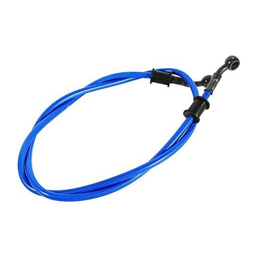 Keenso Motorkerékpár Fékcsatorna Acél Flex 500mm Kék Kuplung Olajvezeték