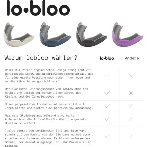 lobloo SLICK Zubný chránič s dvojitou hustotou pre MMA, hokej, futbal, ragby, oranžový, od 14 rokov