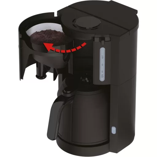 Krups ProAroma KM303810 Termikus Kávéfőző 800W 10-15 Csészéhez Fekete