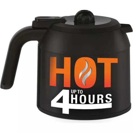 Krups ProAroma KM303810 Termikus Kávéfőző 800W 10-15 Csészéhez Fekete