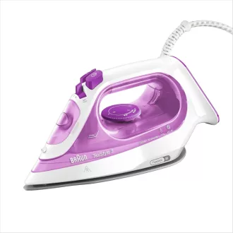   Naparovacia žehlička Braun TexStyle 3 SI 3030 PU, 2300 W, so žehliacou plochou FreeGlide 3D, fialová