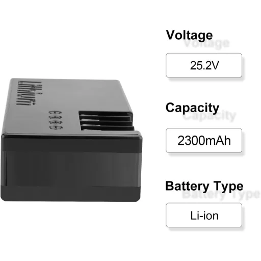 Exmate 25.2V 2300mAh Li-ion akkumulátor Ambrogio Alex L30 L50 Elite robotfűnyíróhoz