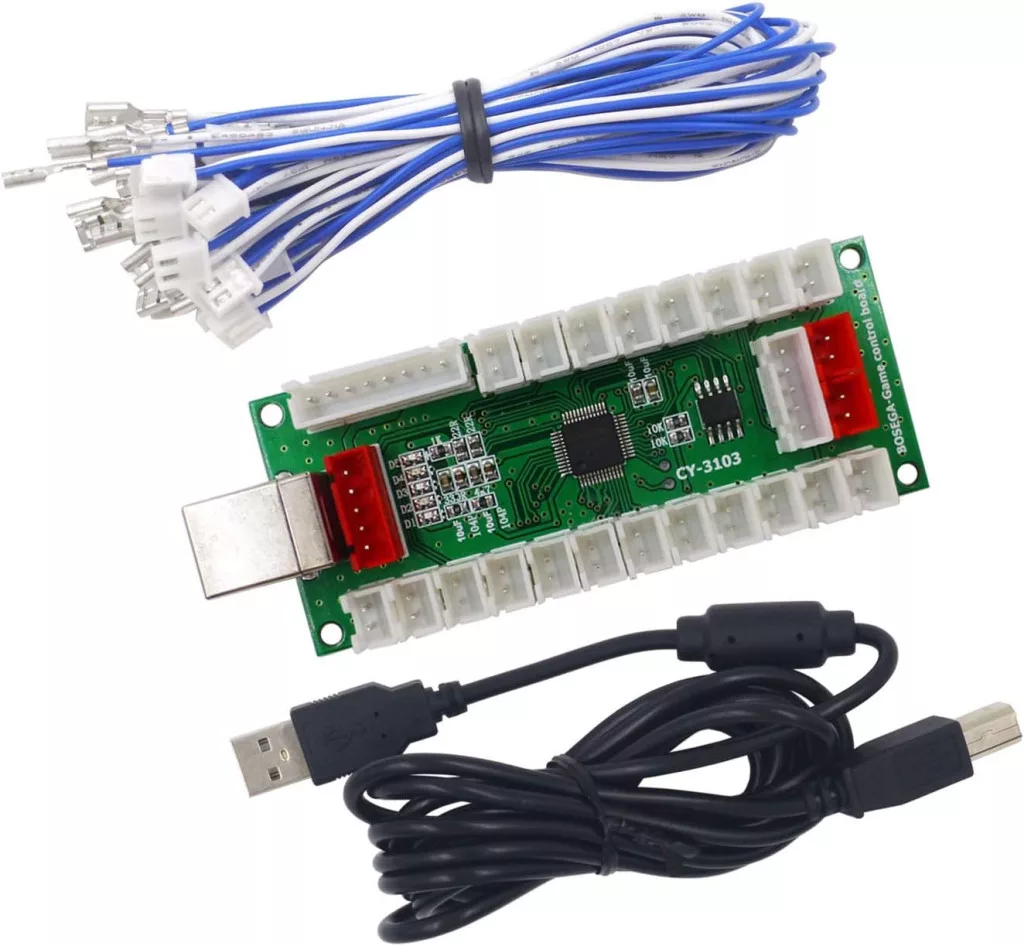 SJ@JX Arcade USB Encoder 5V Zero Delay Joystick PC PS3 Andro