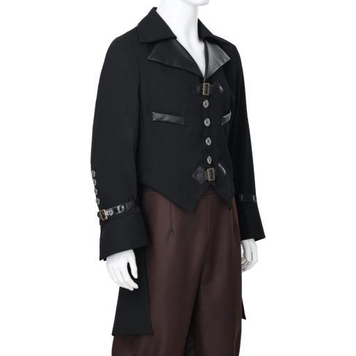 BLESSUME Gótikus Victorian Frack Steampunk Köpeny Jelmez Cosplay Kostüm