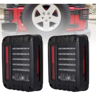   SXMA LED zadné svetlá pre Wrangler JK 2007-2017 brzdové smerové svetlá pár