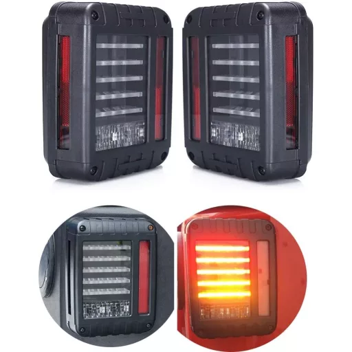 SXMA LED zadné svetlá pre Wrangler JK 2007-2017 brzdové smerové svetlá pár
