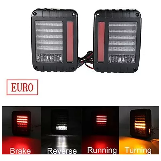 SXMA LED hátsó lámpa Wrangler JK 2007-2017 fékvilágítás irányjelzés pár