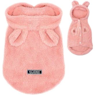   Kis Kutyák Pizsama, Karácsonyi jelmez, L méret, Rózsaszín