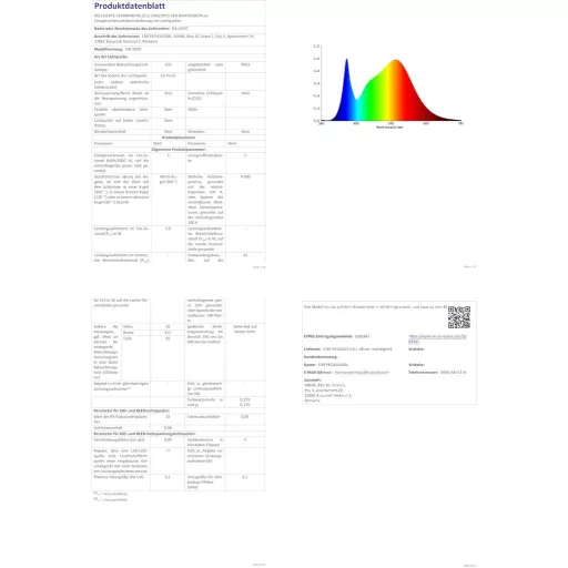 da LIGHT LED Konyhapult Világítás 31,5 cm 450 lm Semleges Fehér Szekrény Lámpa