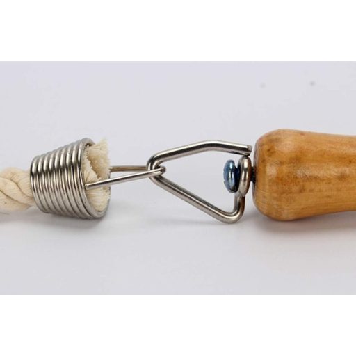 Coardă de sărit coadă CZ-XING, 7 metri - Mâner de lemn, frânghie de bumbac pentru jocuri de grup, sporturi școlare și în aer liber