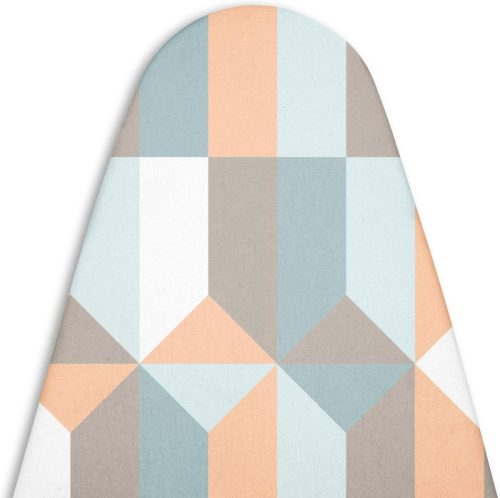 Encasa XO Luxury Line Vasalódeszka Huzat Extra Vastag Párnázással - 125x46 cm Standard Méretű Deszkákhoz - Kockás Mintázatú Csere Huzat Otth