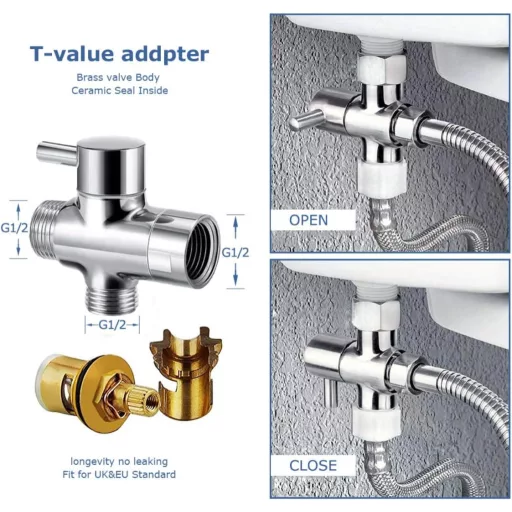 BMK Rozsdamentes Bidet Zuhanyfej Vízspórlós Wc Bidé Szett