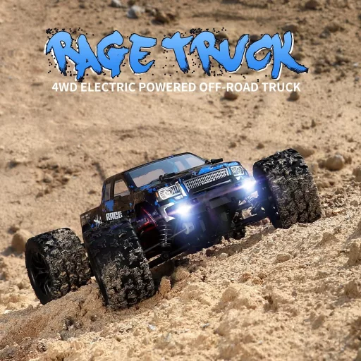 Haiboxing 1/18 RC Monster Truck - 36 km/h Vodotesné diaľkovo ovládané auto 4WD Terénne vozidlo - so 7,4V batériou, 100m dosah, pre deti a dospelých