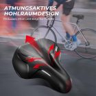 YOUNGDO Gél Kerékpárülés - Ergonomikus, Légáteresztő, Ütéselnyelő Nyereg Vízálló Borítással, Országúti és Hibrid Kerékpárokhoz, Unisex, Piro