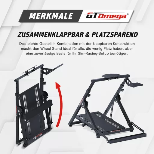 GT OMEGA APEX Versenykerékpár Állvány Logitech G923 G29 G920 Thrustmaster Kompatibilis