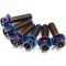 Șuruburi Titan M6x35 Colorate pentru Motociclete - Set 6 Bucăți Hexagonale
