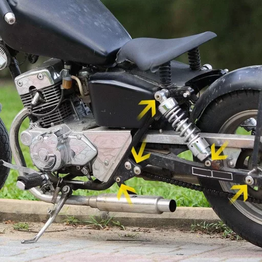 Șuruburi Titan M6x35 Colorate pentru Motociclete - Set 6 Bucăți Hexagonale