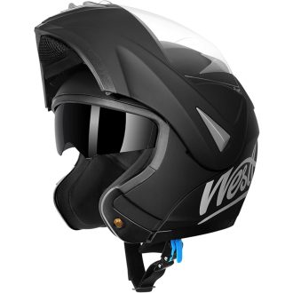   WESTT Torque teljes arcvédős motoros sisak, összecsukható, ütésálló, ECE minősítés