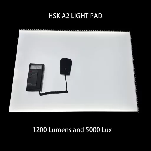 HSK A2 LED Rajztábla Érintésvezérelt Fényerőszabályzóval - 5500 Lux Világítás, Ultravékony Alumínium Keret, Tetováláshoz, Rajzoláshoz, Gyémá