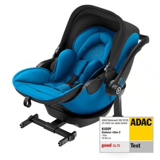   Kiddy Evoluna i-Size 2 Autósülés Isofix Alappal 0+ Csoport Újszülöttig 13kg, 40-83 Cm Summer Blue