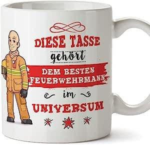 Cană Mugffin pentru pompieri cu inscripție în germană
