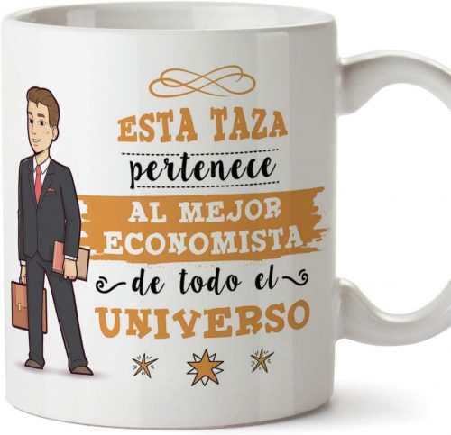 Mugffins "A legjobb univerzum gazdaságtudósának" spanyol feliratú bögre, 350 ml