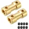 sourcing map 2db Tengely Csatoló 2.3mm x 4mm RC Repülő Hajó Motor Adapter L20XD9