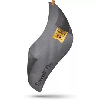   Stryve Towell+Pro Sportpamut Fitness Törülköző Mágnessel 105x42,5cm Szürke